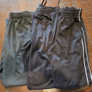 BCG Mens Black and Dark Gray Joggers